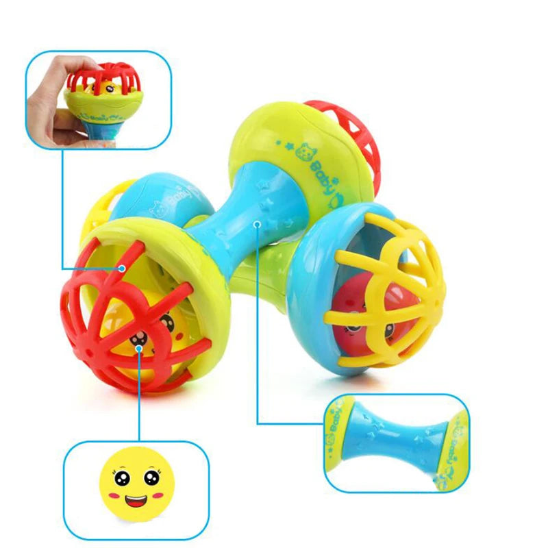 Balle de Jeu Tactile pour Nouveau-Né de 0 à 12 Mois, Jouet de Développement Sensoriel, Toucher Doux, à Saisir à la Main