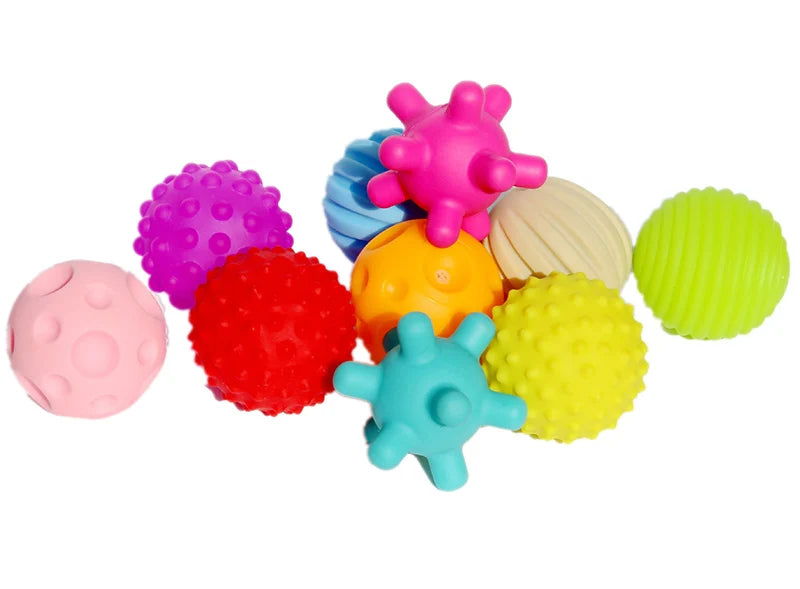 Balle de Jeu Tactile pour Nouveau-Né de 0 à 12 Mois, Jouet de Développement Sensoriel, Toucher Doux, à Saisir à la Main
