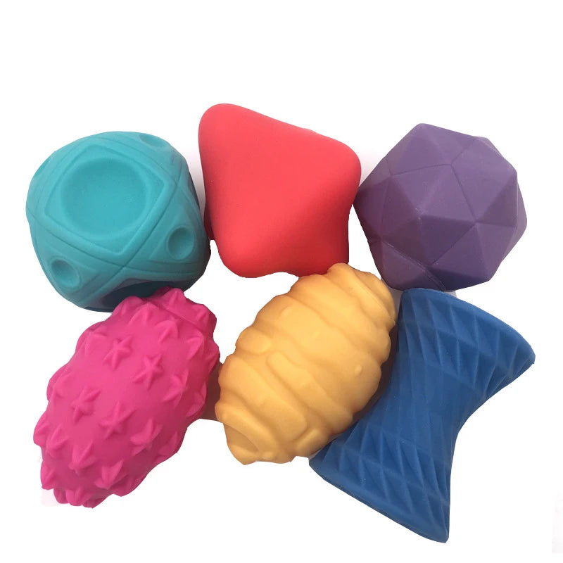 Balle de Jeu Tactile pour Nouveau-Né de 0 à 12 Mois, Jouet de Développement Sensoriel, Toucher Doux, à Saisir à la Main