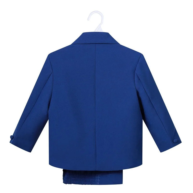 Ensemble de Vêtements Formels pour Bébé Garçon, Veste, Chemise, Blazer Trempé, Nministériels d Papillon, Pantalon, 5 Pièces, 0 à 2 Ans