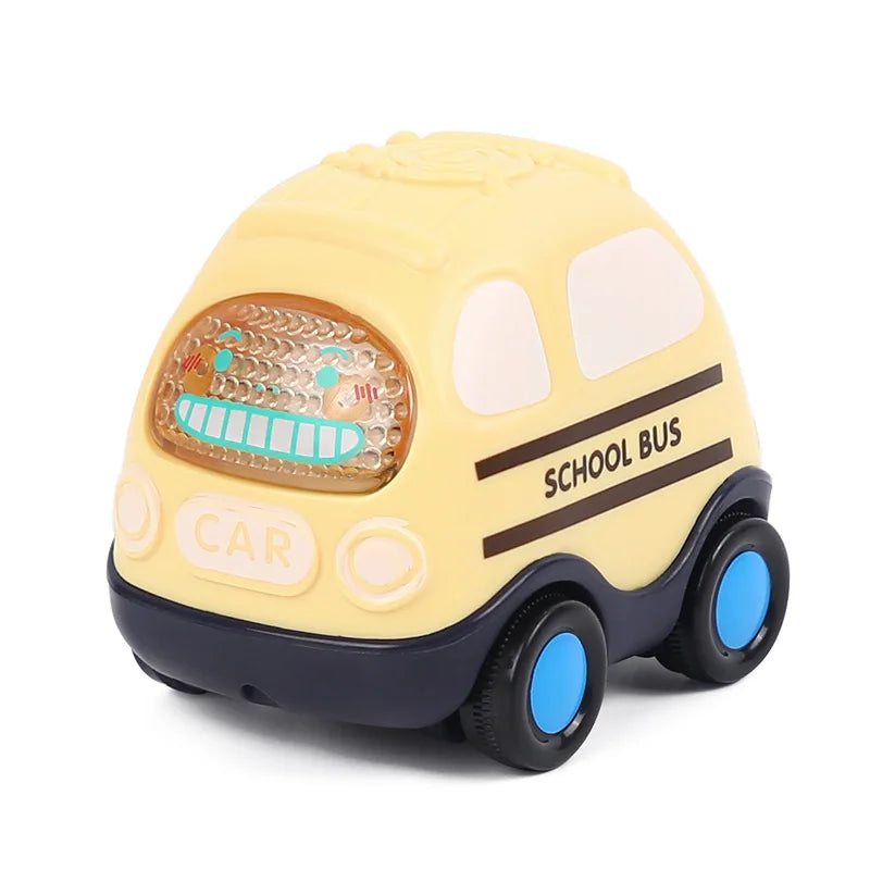 Jouets de voiture pour bébé de 6 à 12 mois, voiture à Friction pour nourrissons, véhicules à inertie en caoutchouc souple, hochet à main en rouleau, cadeau pour enfants