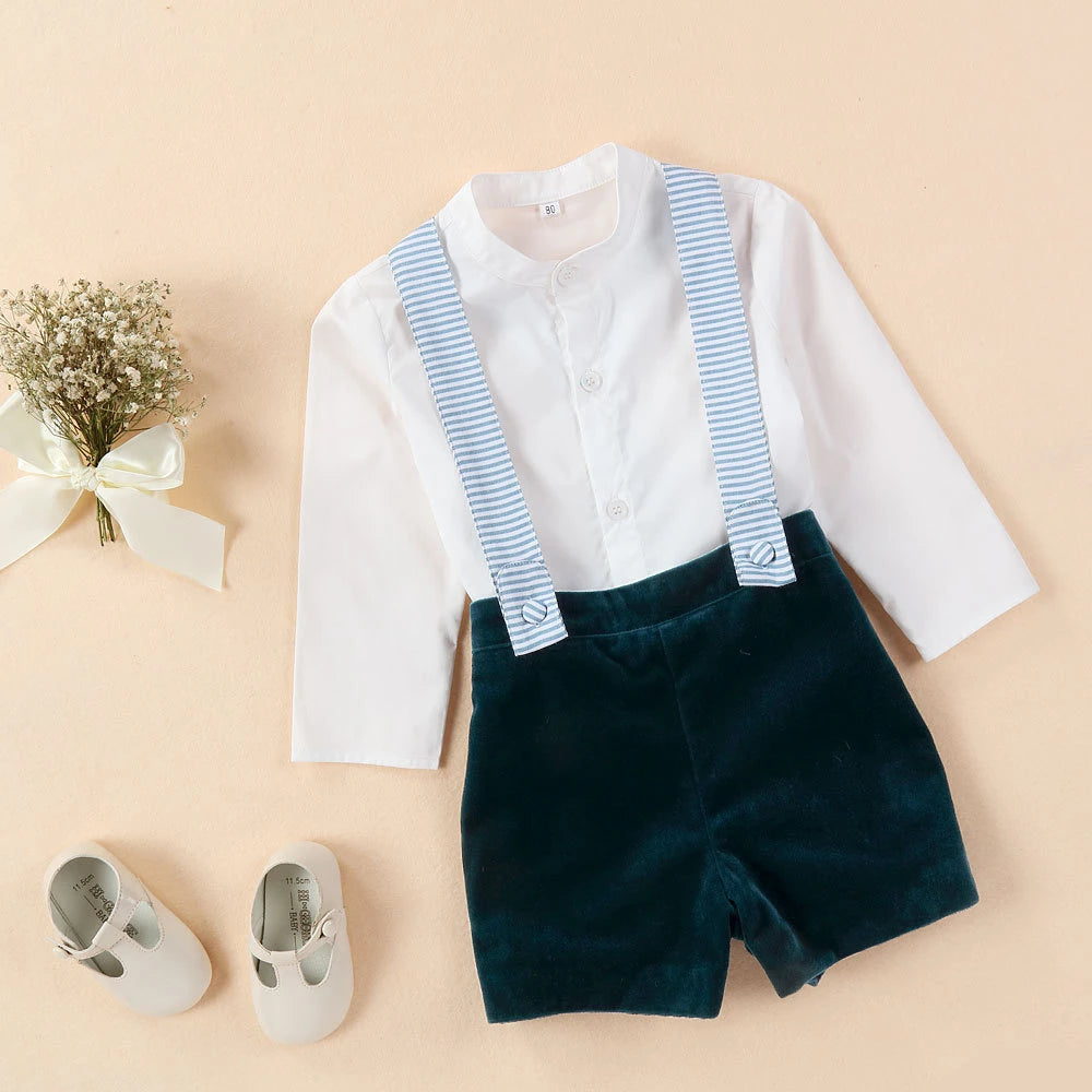 Ensemble de vêtements espagnols pour enfants, robes d'été pour garçons et filles, robe Boutique Vintage, vêtements pour bébés, costume d'anniversaire