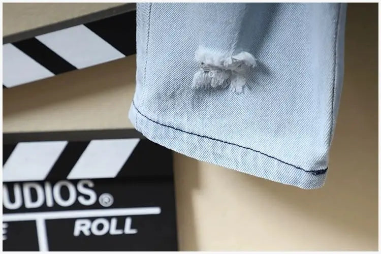 T-Shirt à Manches Courtes et Pantalon Court en Denim pour Enfant, Vêtements d'Été pour Bébé Garçon de 2 à 7 ans, 2 Pièces