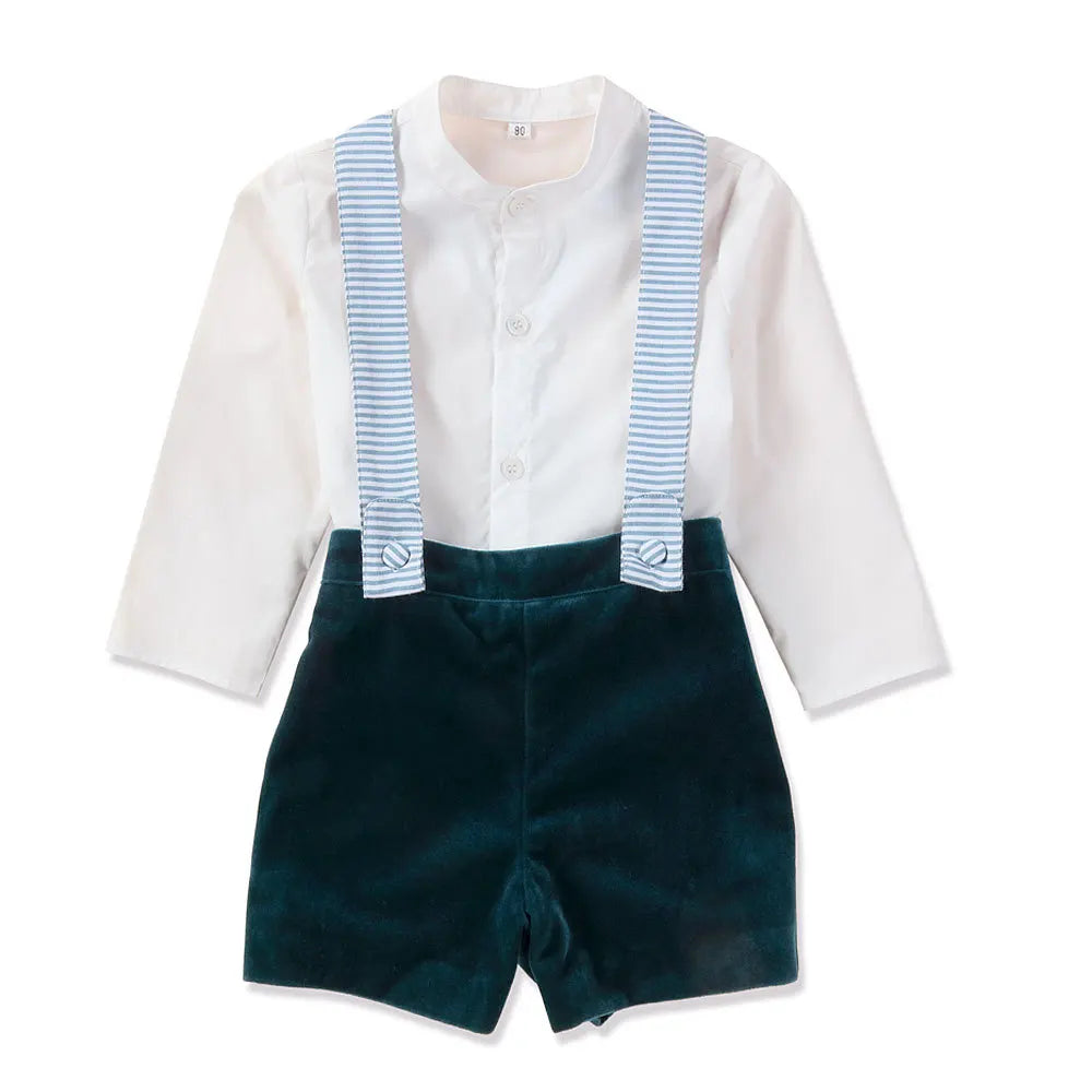 Ensemble de vêtements espagnols pour enfants, robes d'été pour garçons et filles, robe Boutique Vintage, vêtements pour bébés, costume d'anniversaire