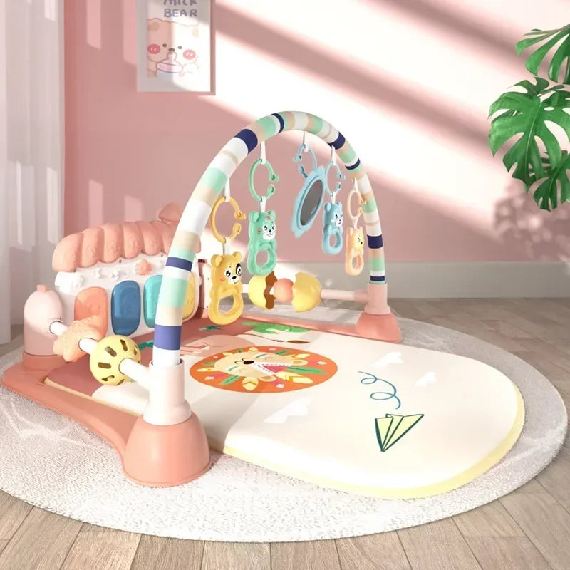 Tapis de jeu musical pour bébés, jouets pour nouveau-nés, piano, salle de sport, polymère TUNITime, TeWindsor et rembourré pour les tout-petits, éducation précoce