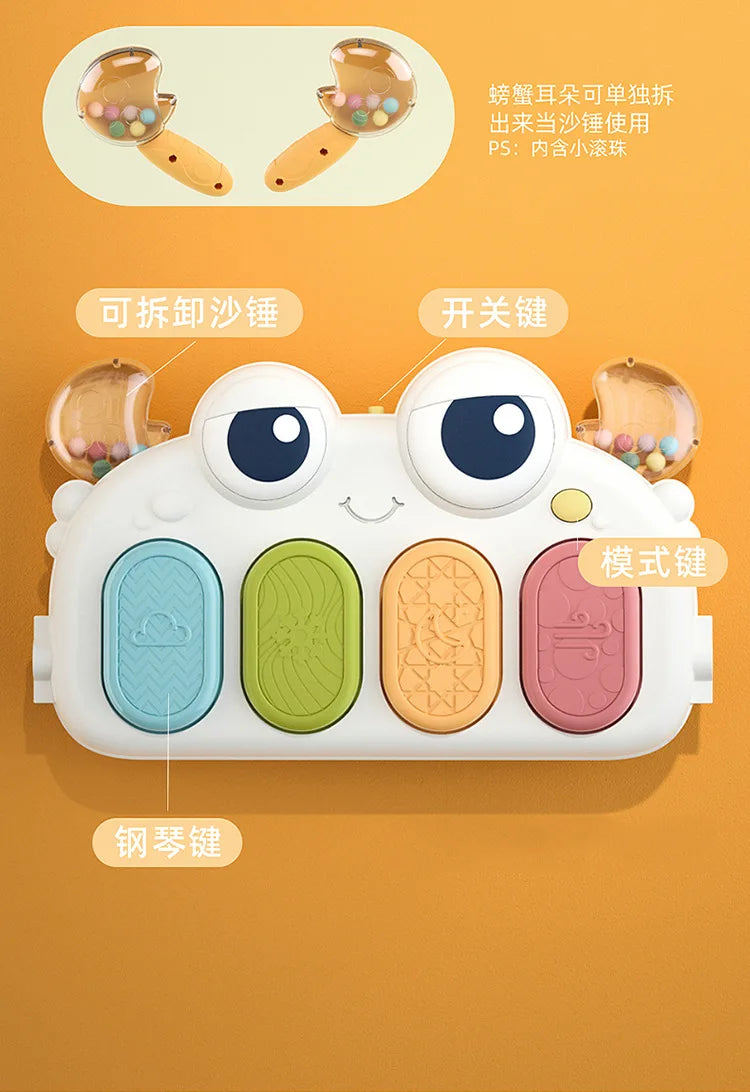 Tapis de jeu musical pour bébés, jouets pour nouveau-nés, piano, salle de sport, polymère TUNITime, TeWindsor et rembourré pour les tout-petits, éducation précoce