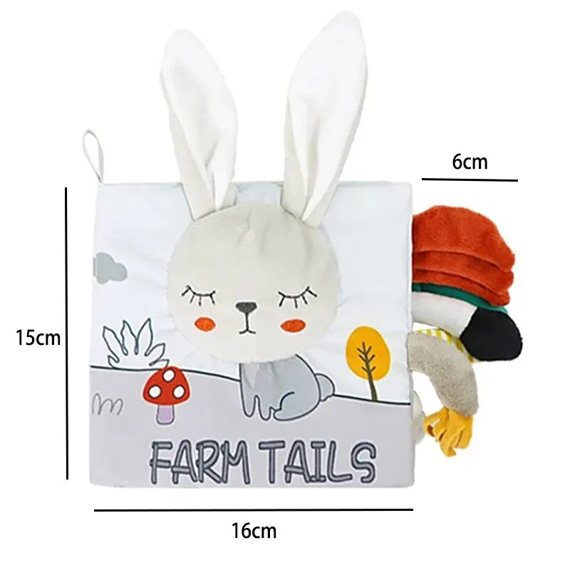 Jouets en peluche pour enfants, livre grill, éducation mentaires orielle tactile, développement de l'intelligence de niche précoce, garçons et filles