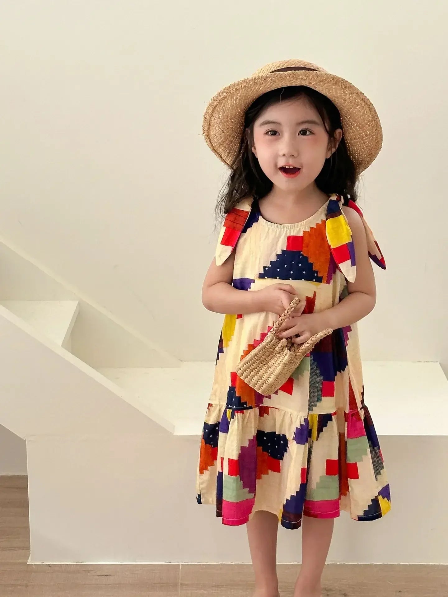 Vêtements d'été pour enfants, costume chemise pour garçon ou robe pour bébé fille, vêtements de vacances, vêtements pour frère et sœur, nouvelle collection 2025