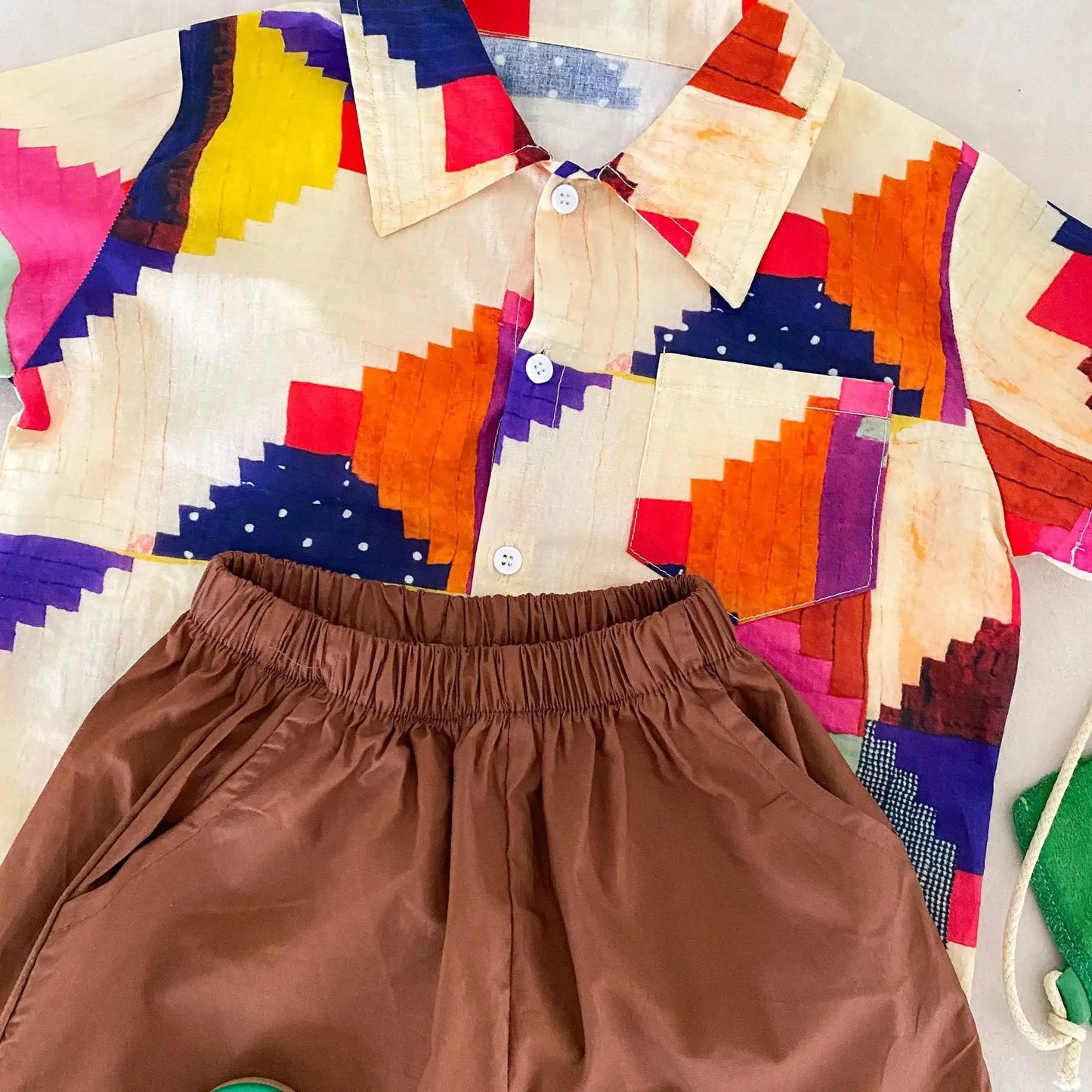 Vêtements d'été pour enfants, costume chemise pour garçon ou robe pour bébé fille, vêtements de vacances, vêtements pour frère et sœur, nouvelle collection 2025