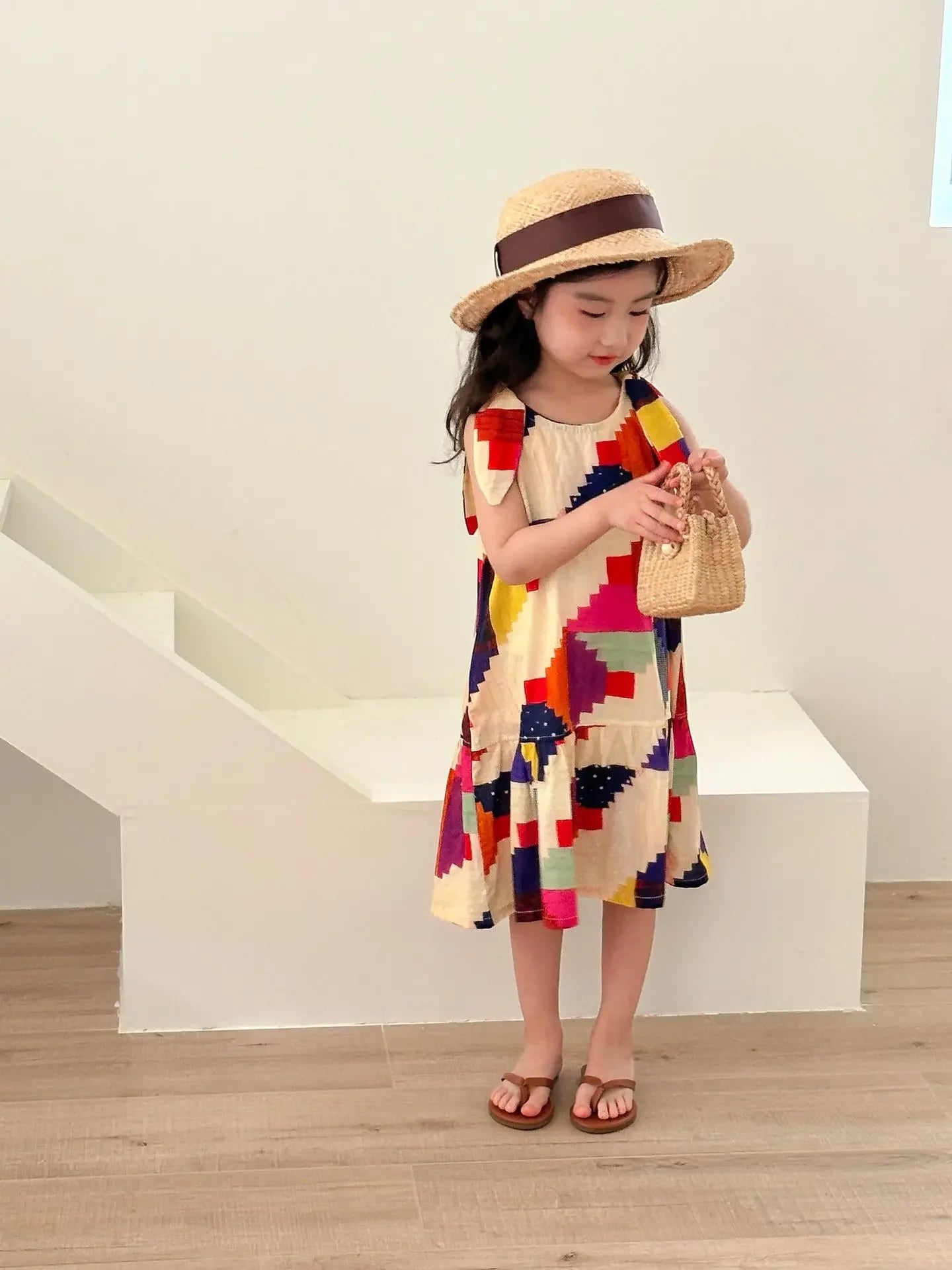 Vêtements d'été pour enfants, costume chemise pour garçon ou robe pour bébé fille, vêtements de vacances, vêtements pour frère et sœur, nouvelle collection 2025