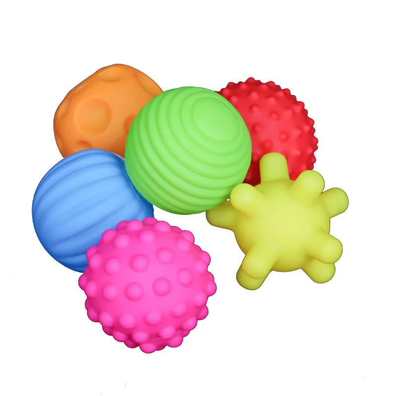 Balle de jouet pour bébé, développement des senses tactiles du bébé, jouets à main tactiles, balle d'entraînement pour enfants, Massage, balle d'entraînement de jeu douce pour enfants