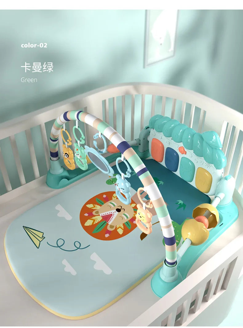 Tapis de jeu musical pour bébés, jouets pour nouveau-nés, piano, salle de sport, polymère TUNITime, TeWindsor et rembourré pour les tout-petits, éducation précoce