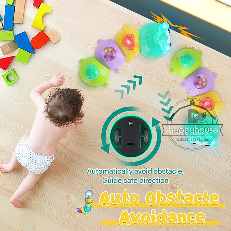 Jouets pour bébés rampants de 6 à 12 mois, jouets musicaux lumineux pour bébés de 7 8 9 12 mois, jouets éducatifs précoces pour nourrissons