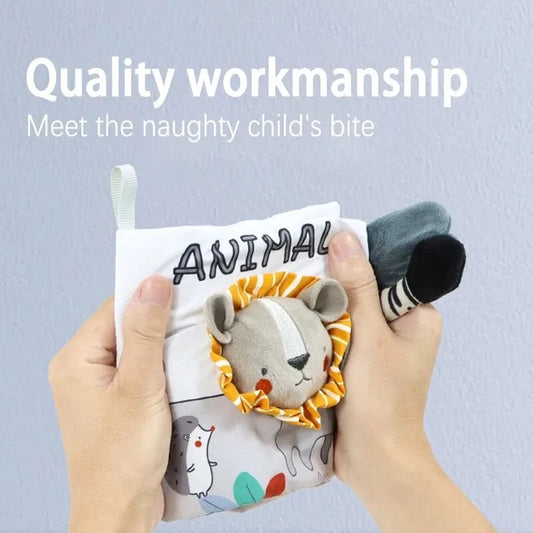 Jouets peluche éducatifs tactiles pour bébés garçons filles interactifs pour le développement sensoriel