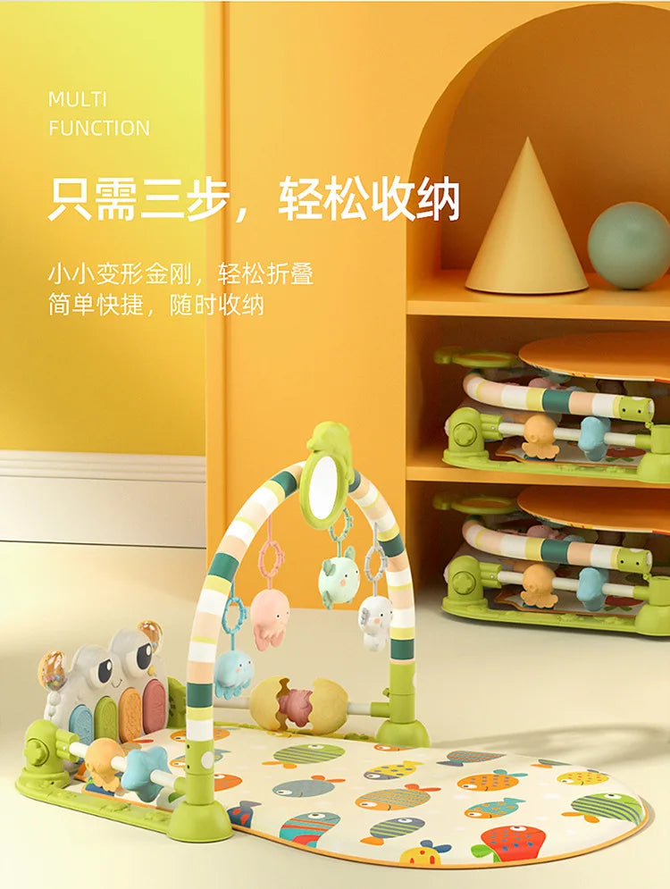 Tapis de jeu musical pour bébés, jouets pour nouveau-nés, piano, salle de sport, polymère TUNITime, TeWindsor et rembourré pour les tout-petits, éducation précoce