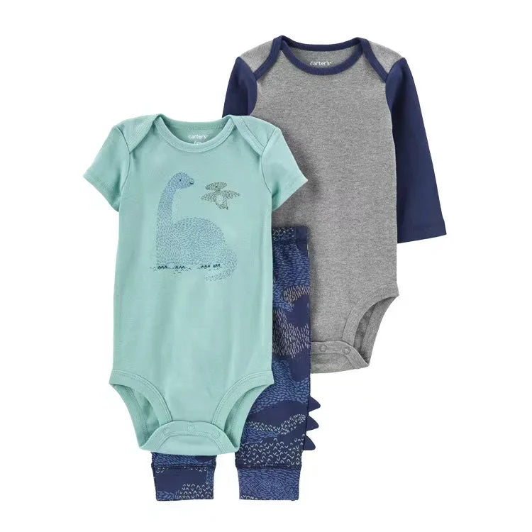 Vêtements d'automne et de printemps pour bébés filles, tenue pour nouveau-né, body en coton, pantalon supérieur et inférieur, ensemble de vêtements pour enfants en bas âge de 6 à 24 mois, 2025