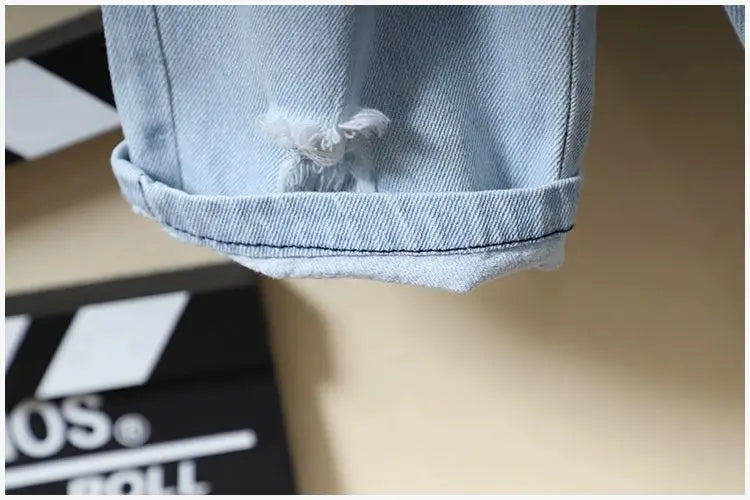 T-Shirt à Manches Courtes et Pantalon Court en Denim pour Enfant, Vêtements d'Été pour Bébé Garçon de 2 à 7 ans, 2 Pièces