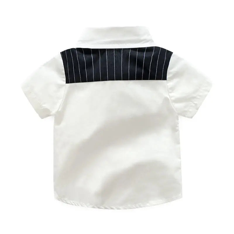 Ensemble de vêtements pour enfants, beau costume d'été pour petit garçon, chemises et Shorts à manches courtes, ensemble de 2 pièces, nouvelle collection