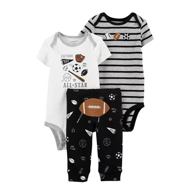 Vêtements d'automne et de printemps pour bébés filles, tenue pour nouveau-né, body en coton, pantalon supérieur et inférieur, ensemble de vêtements pour enfants en bas âge de 6 à 24 mois, 2025