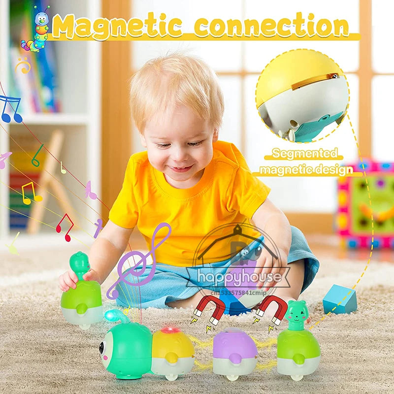 Jouets pour bébés rampants de 6 à 12 mois, jouets musicaux lumineux pour bébés de 7 8 9 12 mois, jouets éducatifs précoces pour nourrissons