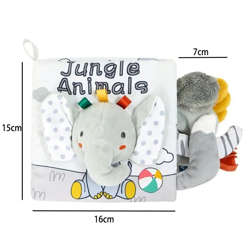 Jouets en peluche pour enfants, livre grill, éducation mentaires orielle tactile, développement de l'intelligence de niche précoce, garçons et filles