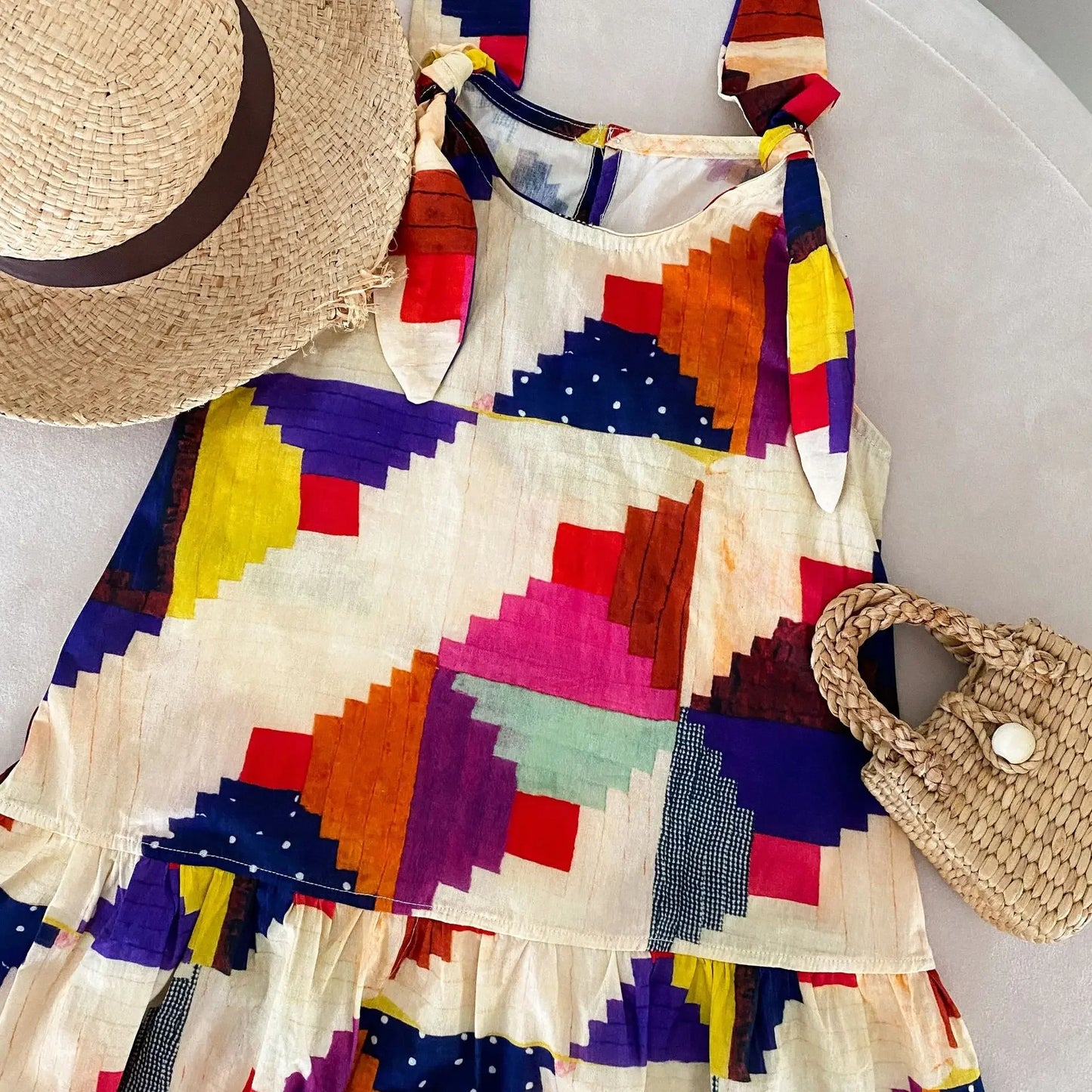 Vêtements d'été pour enfants, costume chemise pour garçon ou robe pour bébé fille, vêtements de vacances, vêtements pour frère et sœur, nouvelle collection 2025