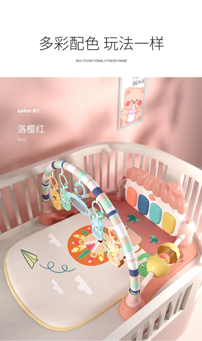 Tapis de jeu musical pour bébés, jouets pour nouveau-nés, piano, salle de sport, polymère TUNITime, TeWindsor et rembourré pour les tout-petits, éducation précoce