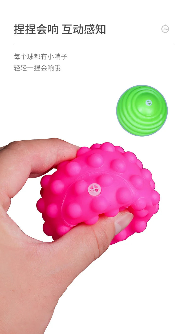 Balle de jouet pour bébé, développement des senses tactiles du bébé, jouets à main tactiles, balle d'entraînement pour enfants, Massage, balle d'entraînement de jeu douce pour enfants