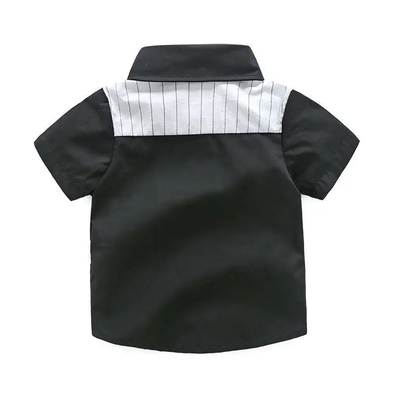 Ensemble de vêtements pour enfants, beau costume d'été pour petit garçon, chemises et Shorts à manches courtes, ensemble de 2 pièces, nouvelle collection