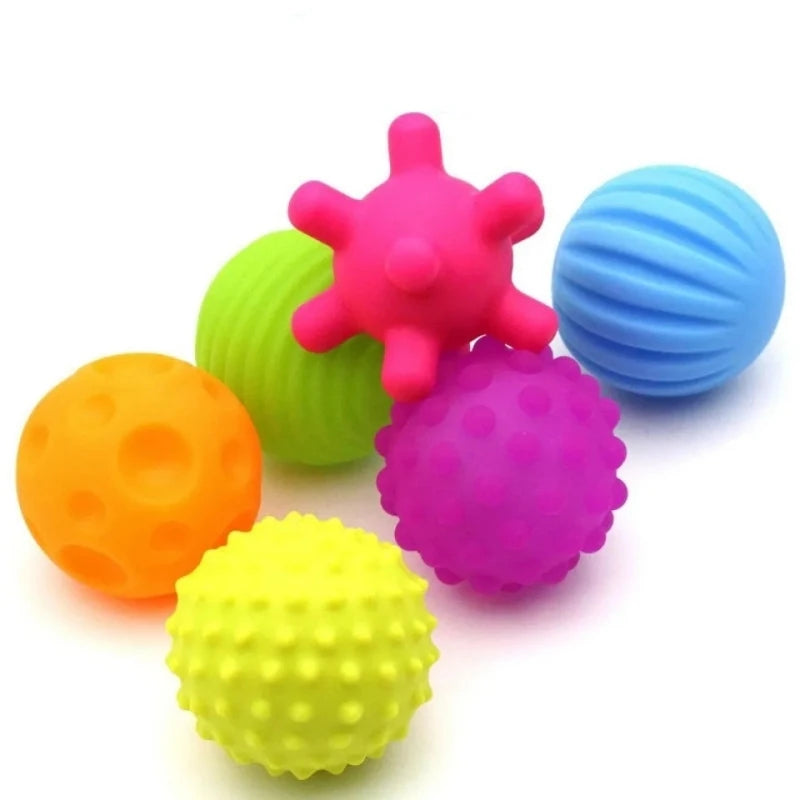 Balles Sensorielles Texturées Bébé - Développement Tactile 0-12 Mois