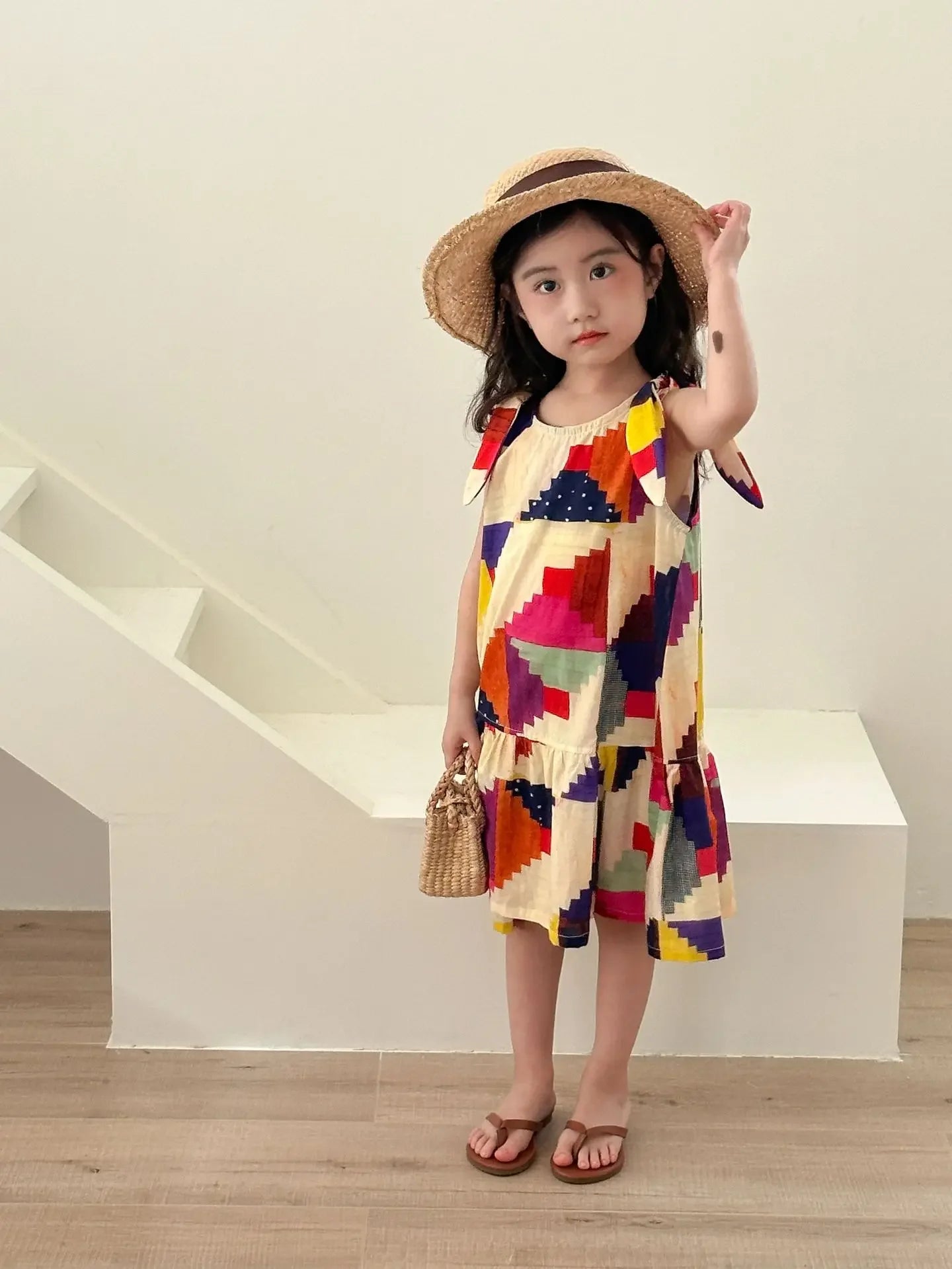Vêtements d'été pour enfants, costume chemise pour garçon ou robe pour bébé fille, vêtements de vacances, vêtements pour frère et sœur, nouvelle collection 2025