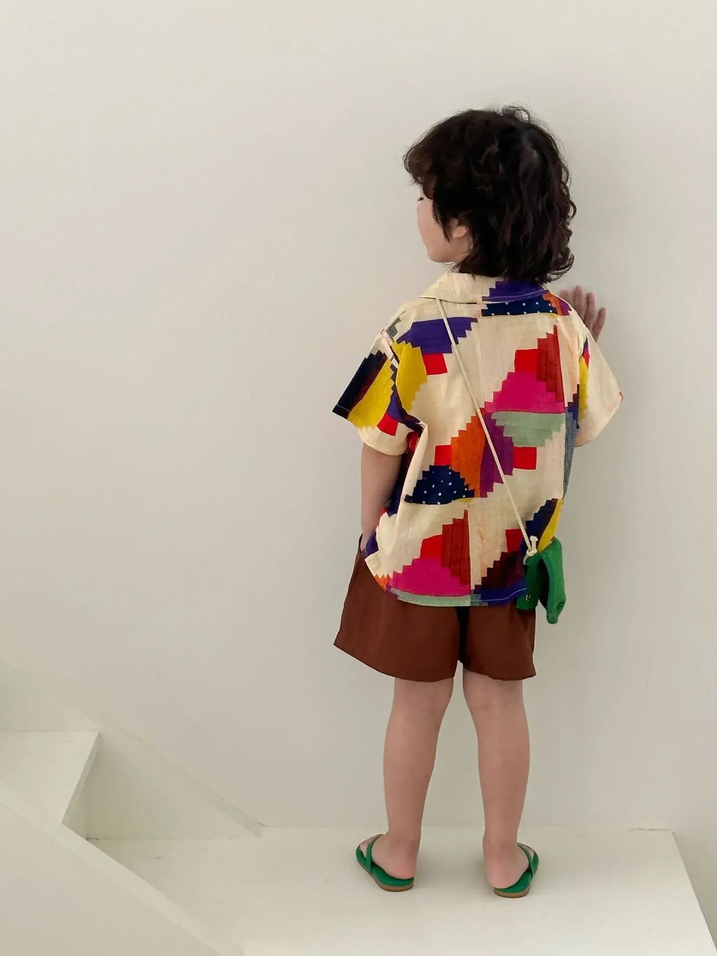 Vêtements d'été pour enfants, costume chemise pour garçon ou robe pour bébé fille, vêtements de vacances, vêtements pour frère et sœur, nouvelle collection 2025