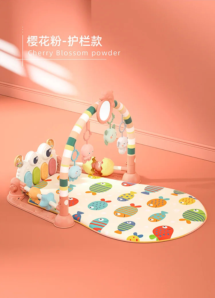 Tapis de jeu musical pour bébés, jouets pour nouveau-nés, piano, salle de sport, polymère TUNITime, TeWindsor et rembourré pour les tout-petits, éducation précoce