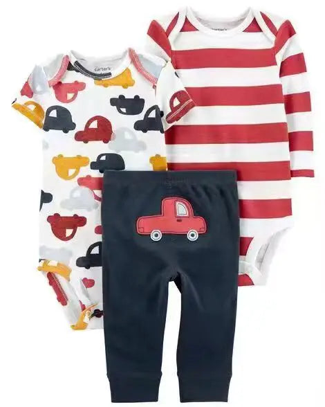 Vêtements d'automne et de printemps pour bébés filles, tenue pour nouveau-né, body en coton, pantalon supérieur et inférieur, ensemble de vêtements pour enfants en bas âge de 6 à 24 mois, 2025