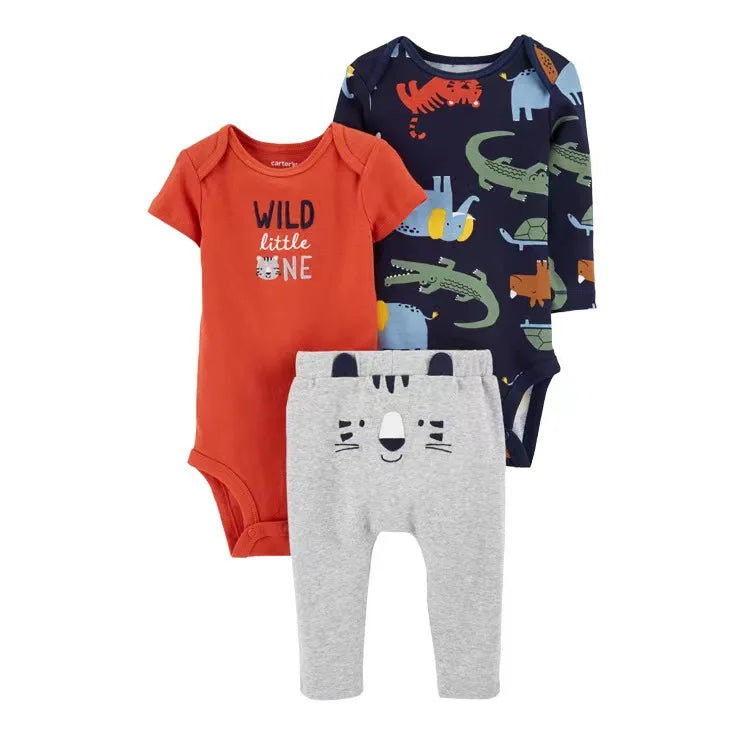 Vêtements d'automne et de printemps pour bébés filles, tenue pour nouveau-né, body en coton, pantalon supérieur et inférieur, ensemble de vêtements pour enfants en bas âge de 6 à 24 mois, 2025