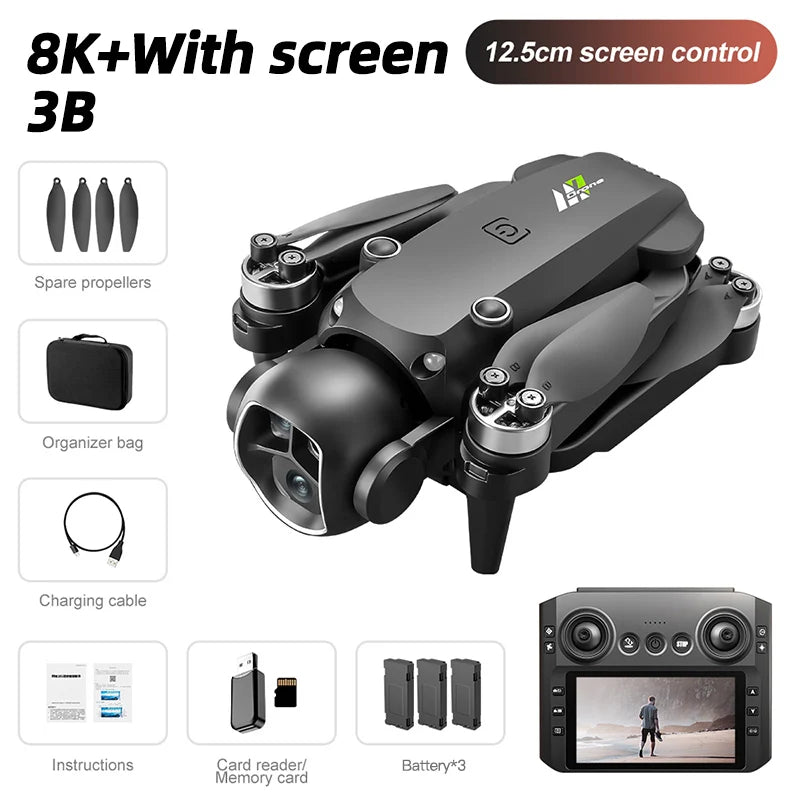 Drone Xiaomi Mijia M7 8K HD - 3 Caméras Évitement Obstacles Télécommandé