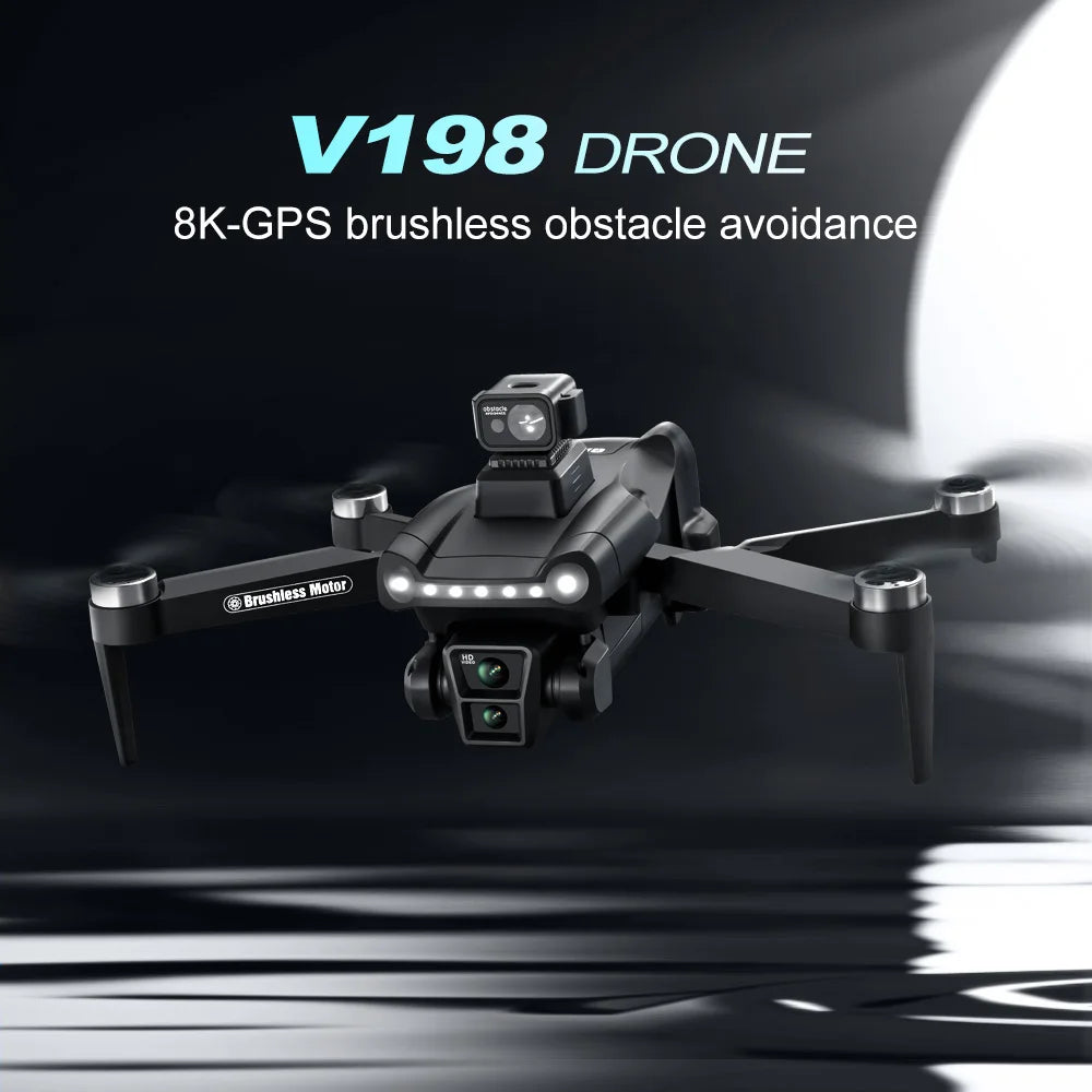 Drone Xiaomi Mijia V198 GPS 8K - Pliable Professionnel Évitement Obstacles