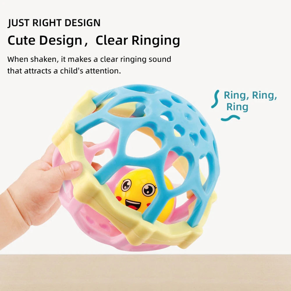 Jouets pour bébé, hochet pour bébé, motricité fine et jouet sensoriel, Convient aux nourrissons âgés de 3, 6, 9 et 12 mois
