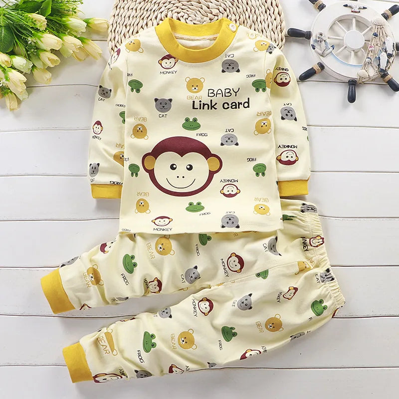 Vêtements pour enfants Ensembles pour enfants Vêtements pour enfants Garçons Filles Coton Automne hiver Vêtements Pantalons Vêtements de nuit Sous-vêtements Cadeau de Noël