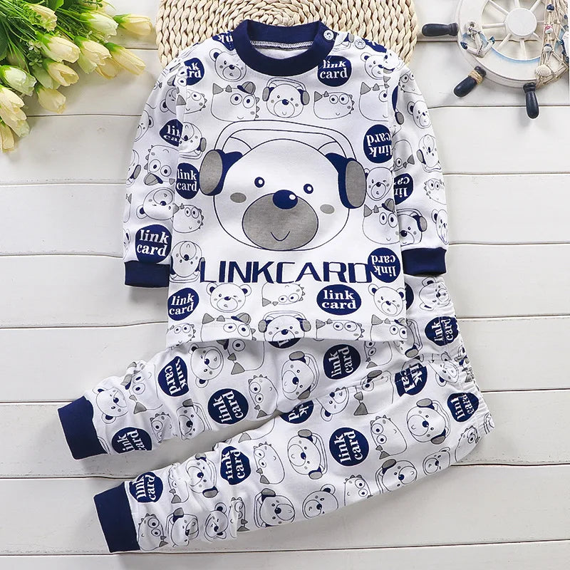Vêtements pour enfants Ensembles pour enfants Vêtements pour enfants Garçons Filles Coton Automne hiver Vêtements Pantalons Vêtements de nuit Sous-vêtements Cadeau de Noël