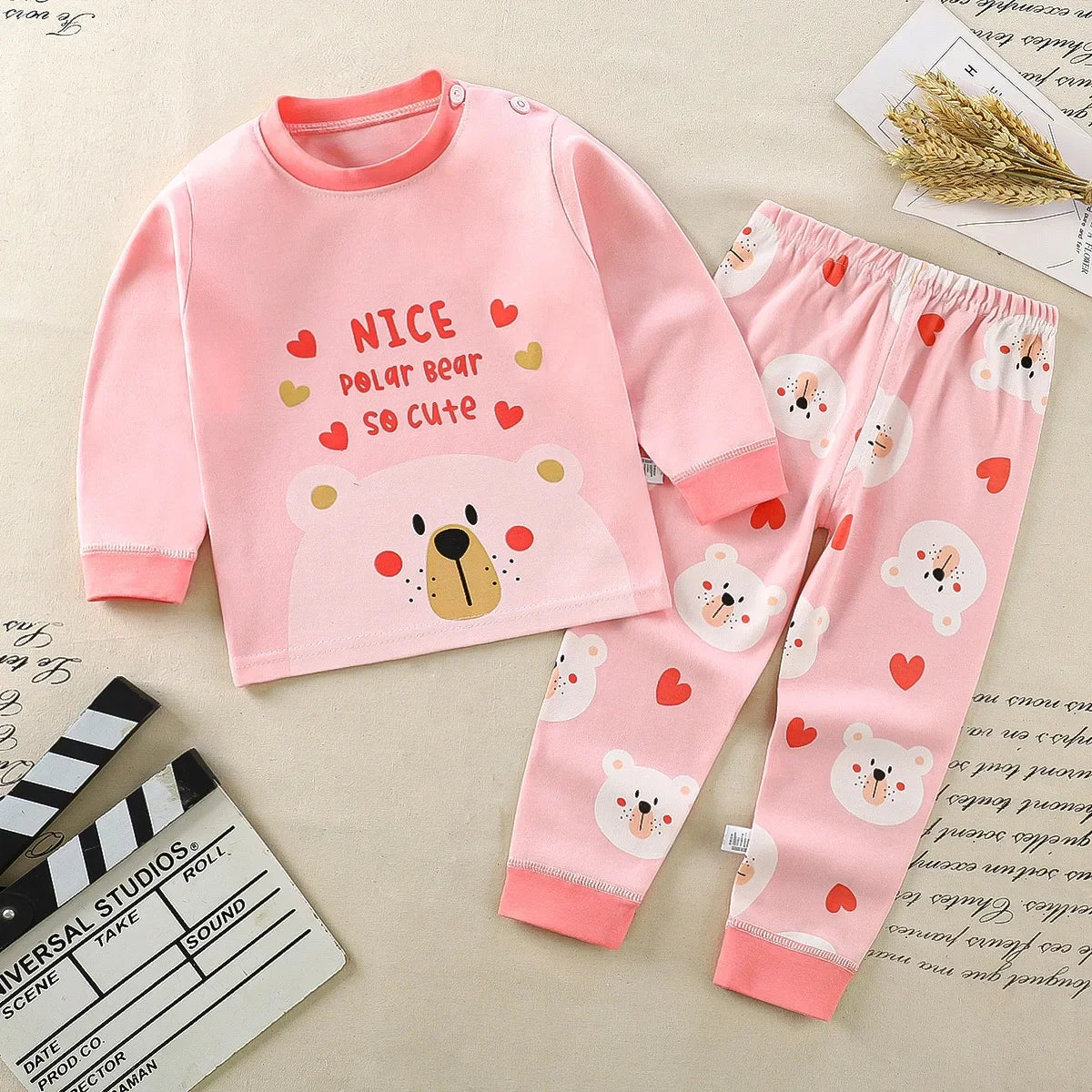 Vêtements pour enfants Ensembles pour enfants Vêtements pour enfants Garçons Filles Coton Automne hiver Vêtements Pantalons Vêtements de nuit Sous-vêtements Cadeau de Noël