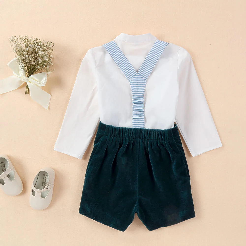 Ensemble de vêtements espagnols pour enfants, robes d'été pour garçons et filles, robe Boutique Vintage, vêtements pour bébés, costume d'anniversaire