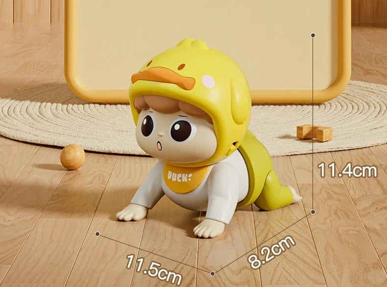 Jouets rampants pour bébé avec son, poupée électrique pour tout-petits, apprendre à grimper, jouet éducatif en mouvement, cadeau de 0 à 6 à 12 mois