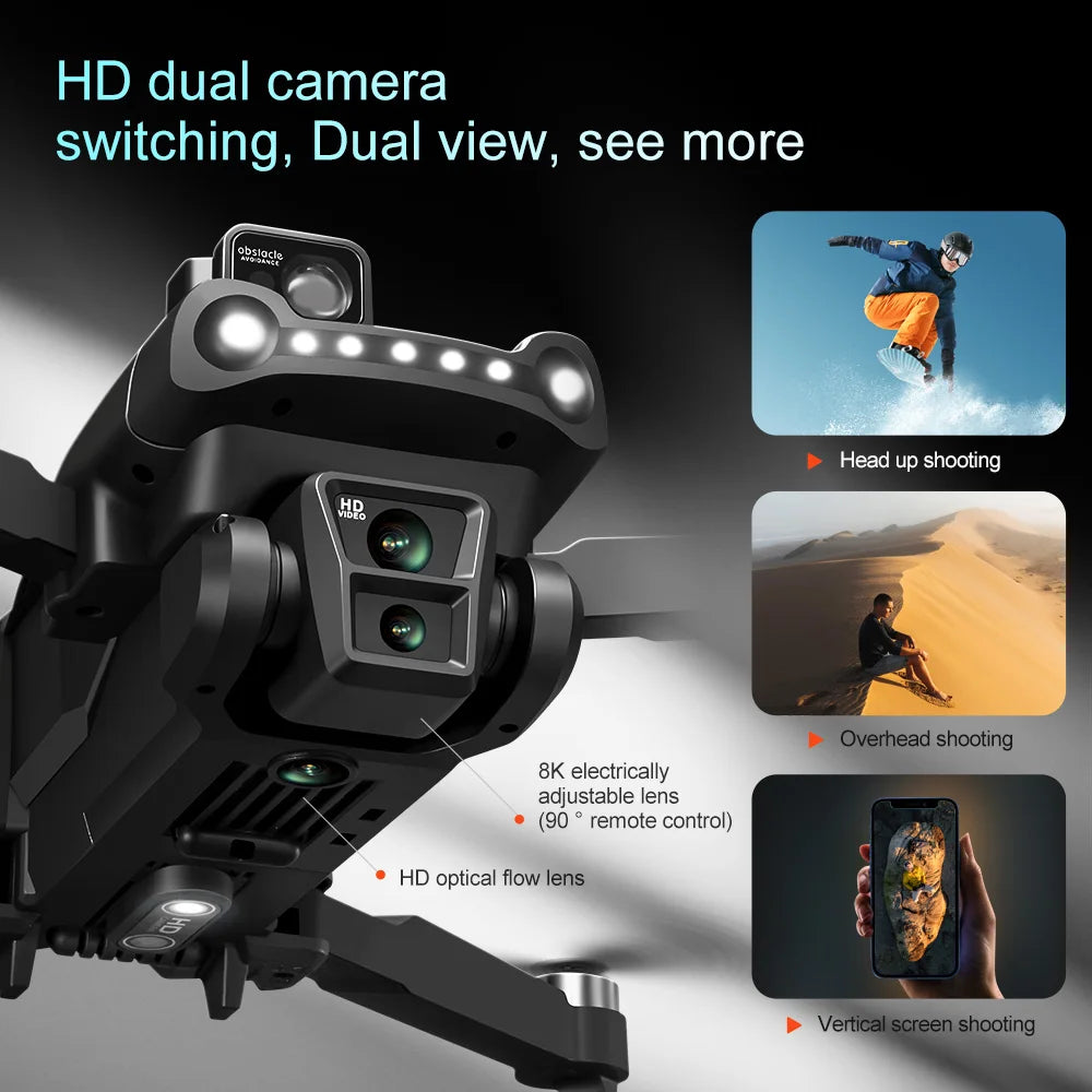 Drone Xiaomi Mijia V198 GPS 8K - Pliable Professionnel Évitement Obstacles