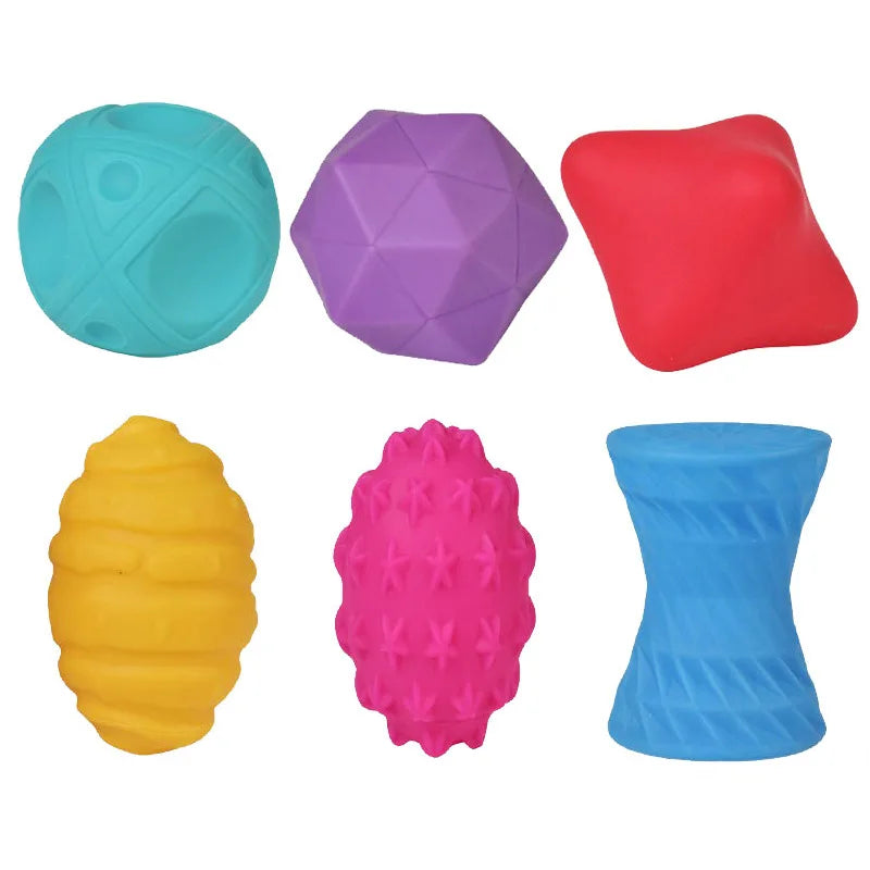 Balles Sensorielles Texturées Bébé - Développement Tactile 0-12 Mois