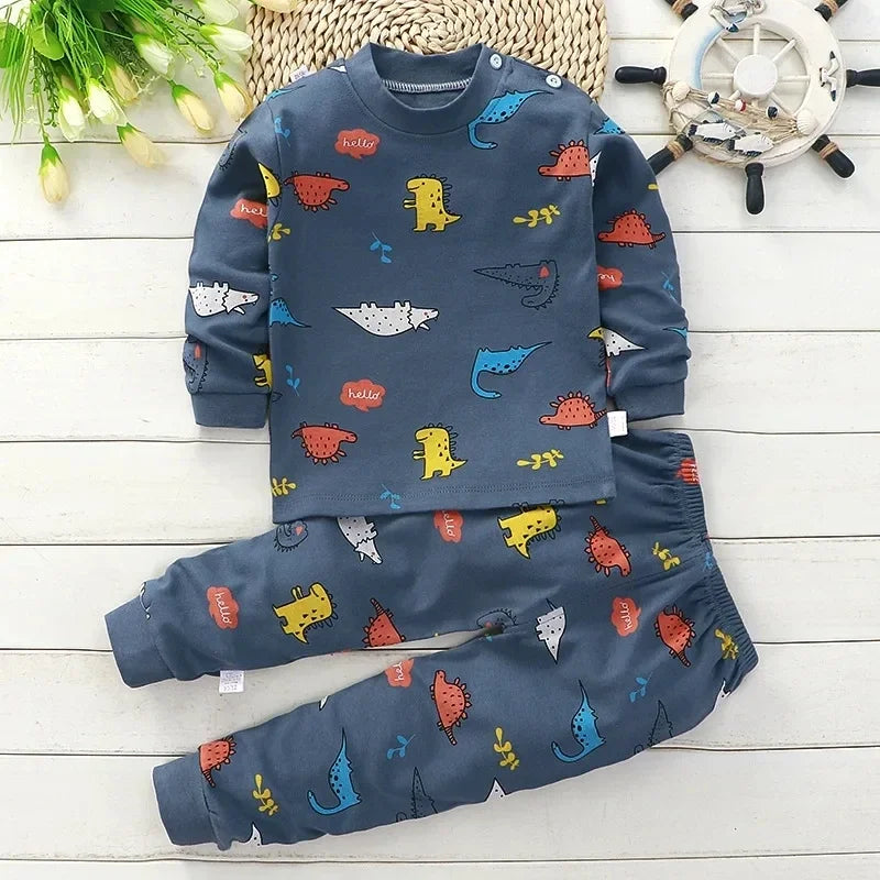 Vêtements pour enfants Ensembles pour enfants Vêtements pour enfants Garçons Filles Coton Automne hiver Vêtements Pantalons Vêtements de nuit Sous-vêtements Cadeau de Noël