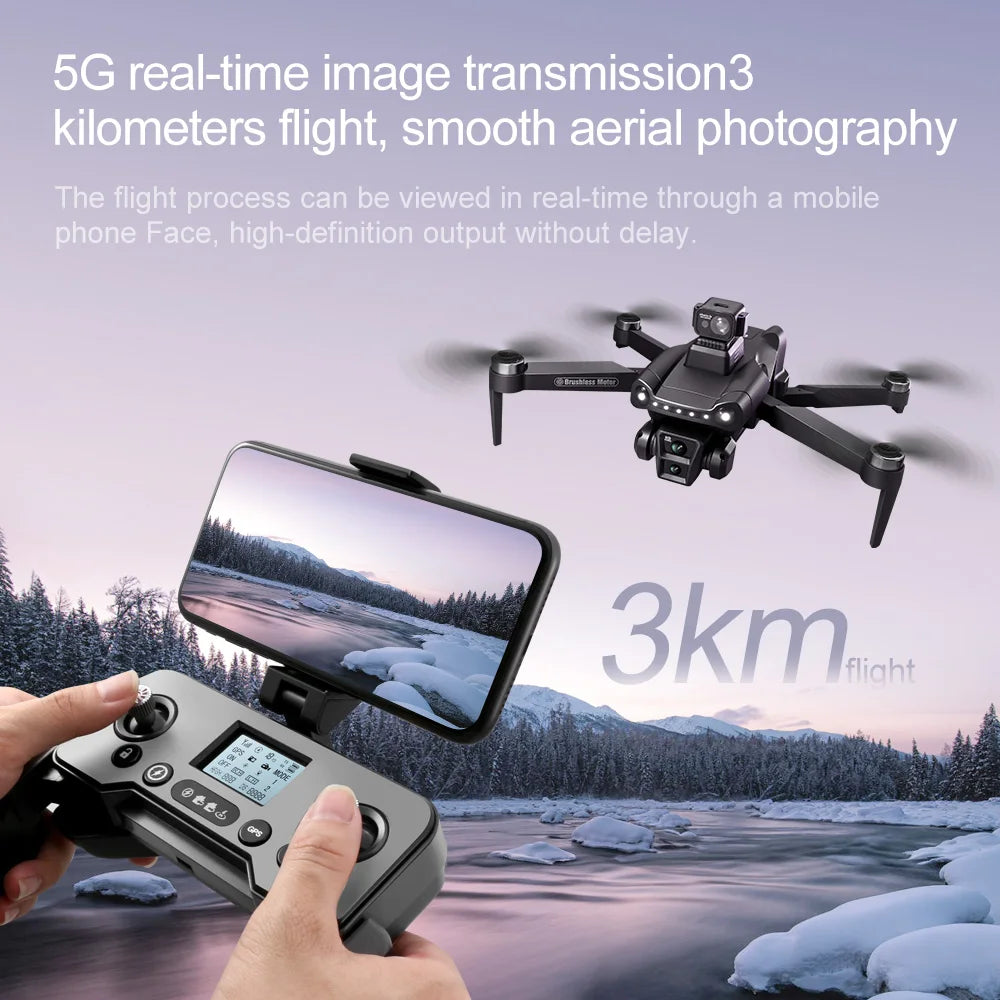 Drone Xiaomi Mijia V198 GPS 8K - Pliable Professionnel Évitement Obstacles