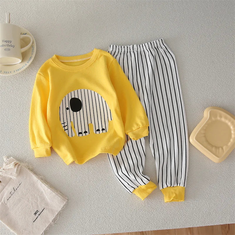 Vêtements pour enfants Ensembles pour enfants Vêtements pour enfants Garçons Filles Coton Automne hiver Vêtements Pantalons Vêtements de nuit Sous-vêtements Cadeau de Noël