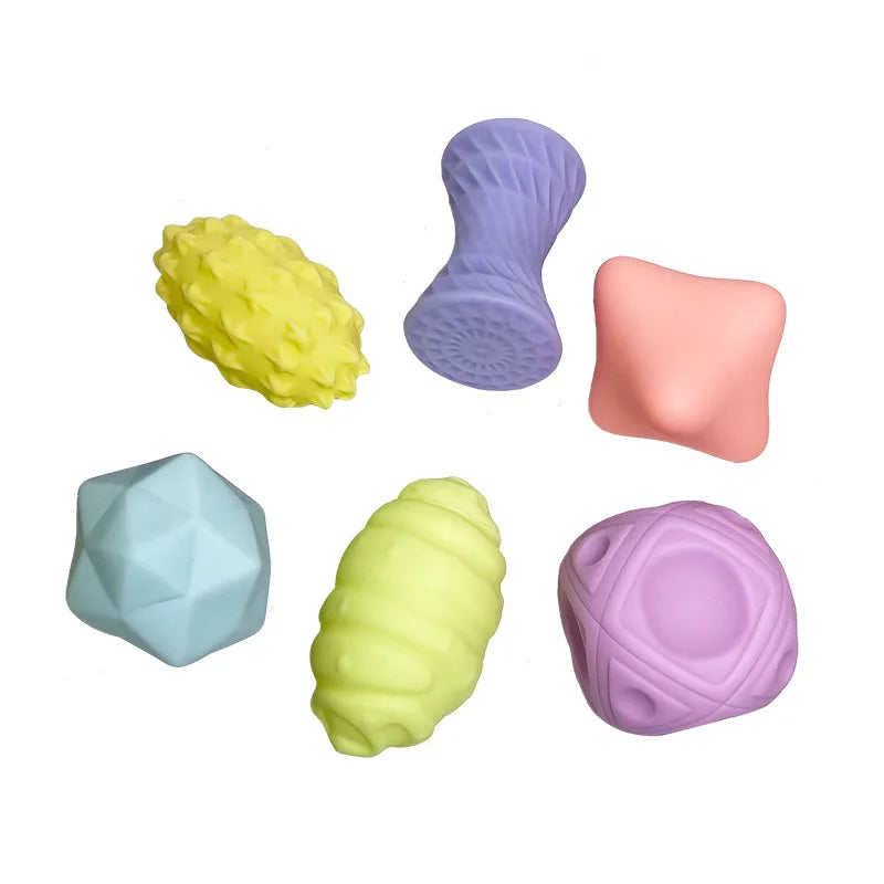Balles Sensorielles Texturées Bébé - Développement Tactile 0-12 Mois