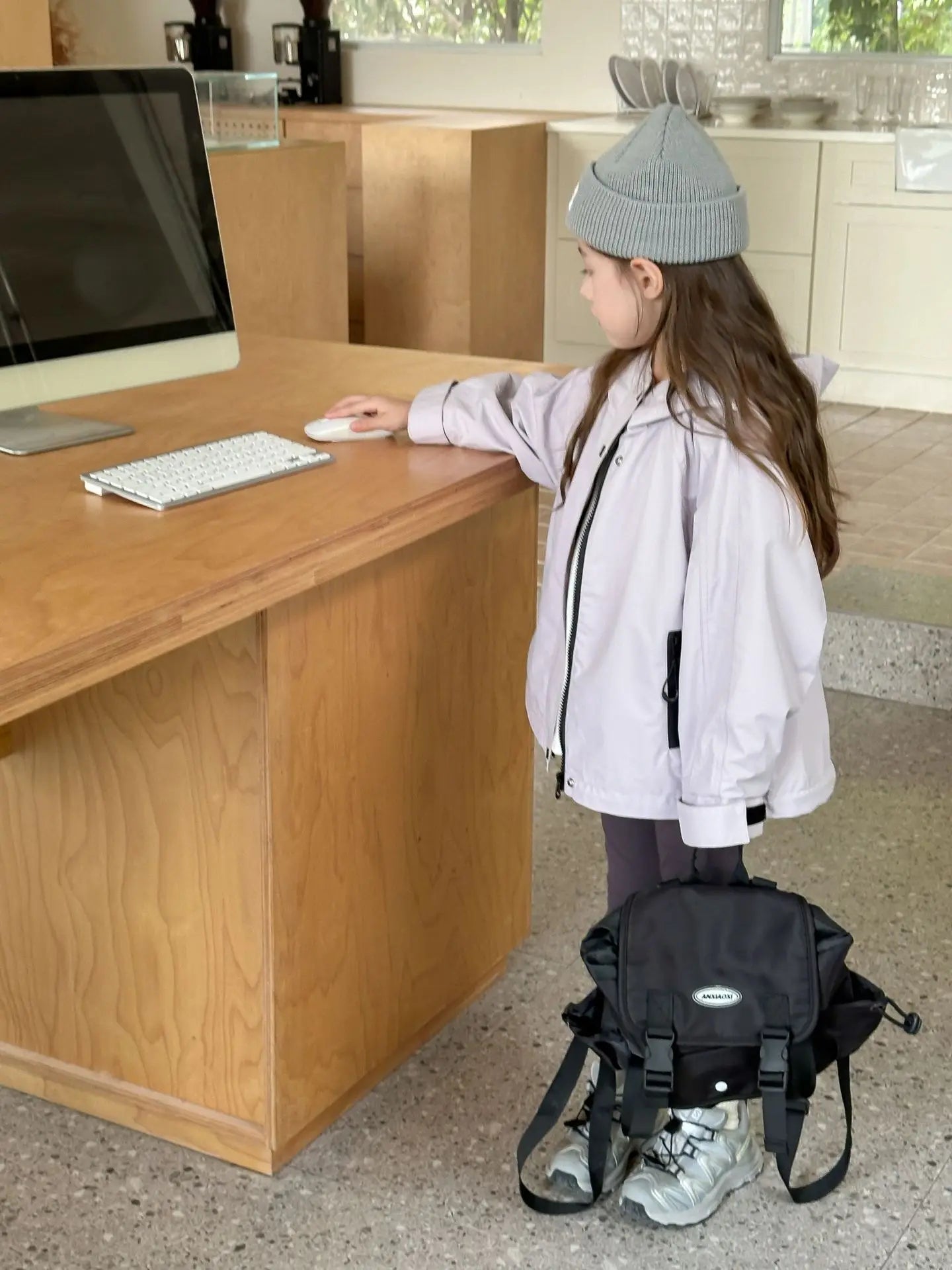 Veste d'extérieur imperméable et coupe-vent pour garçons et filles, manteau simple et décontracté, vêtements à la mode pour enfants, document solide